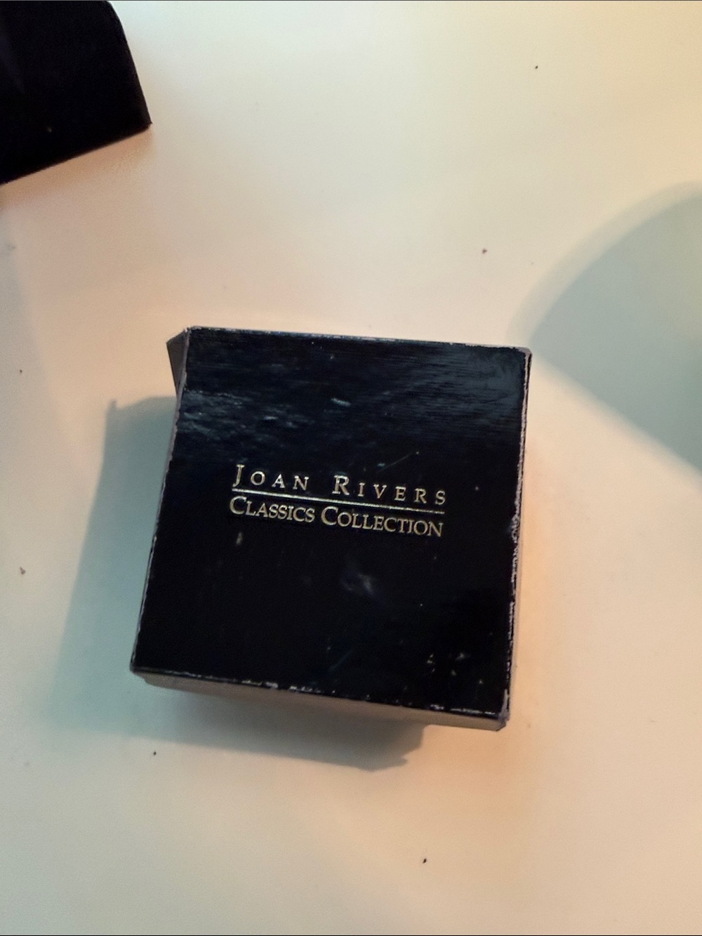 Joan Rivers Black Box with Gold Lettering - Picture 4 of 4